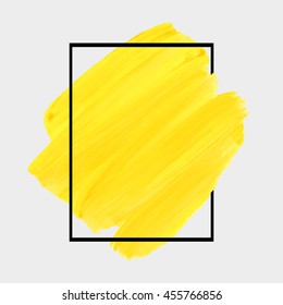 Art abstract background brush paint texture design acrylic stroke poster vector illustration. Perfect design for headline, logo and sale banner. 