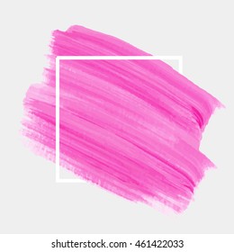 Art abstract background brush paint texture design acrylic stroke poster vector illustration. Perfect design for headline, logo and sale banner. 