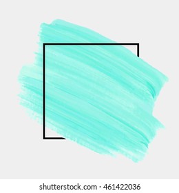 Art abstract background brush paint texture design acrylic stroke poster vector illustration. Perfect design for headline, logo and sale banner. 