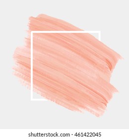 Art abstract background brush paint texture design acrylic stroke poster vector illustration. Perfect design for headline, logo and sale banner. 