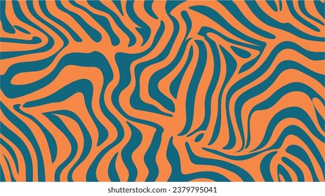 Art. Abstract background with stripes, retro waves illustration. Decoration. Abstract background with colorful wavy line pattern. Cool cover template. Simple oil painting texture.