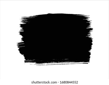 fondo abstracto de trazo de pintura con tinta negra 