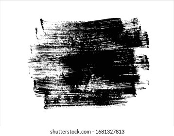 art abstract black ink paint stroke background 