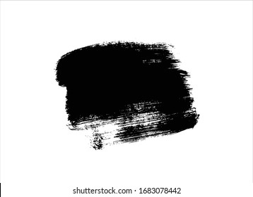 art abstract black ink paint stroke background 