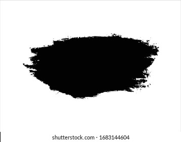 art abstract black ink paint stroke background 