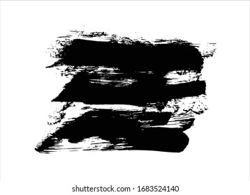 art abstract black ink paint stroke background 