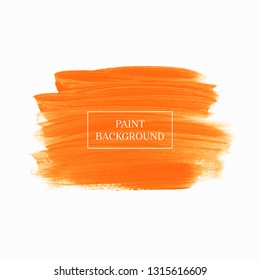 Art abstract brush paint texture stroke vector. Perfect design element for headline, logo and sale banner.