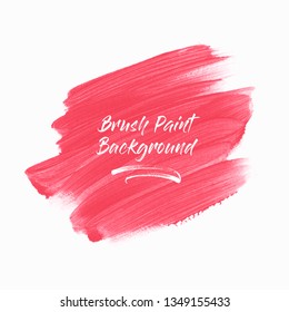 Art abstract brush paint texture stroke background  vector. Perfect acrylic design element for headline, logo and sale banner.	
