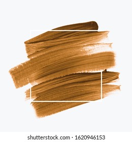 Art abstract brush paint texture stroke vector. Perfect coffee design element for headline, logo and sale banner.	