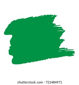 Art abstract brush paint texture design acrylic stroke over square frame vector illustration. Logo brush painted watercolor background. Perfect For Logo, Banner, Icon.