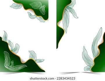 un arte en un vector de cuadro abstracto para invitación, tarjeta, banner, impresión, etc