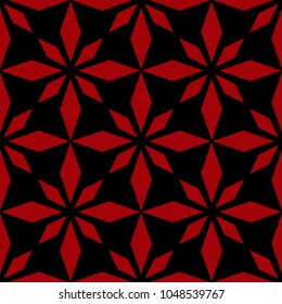 Art abstract geometric dark red black pattern