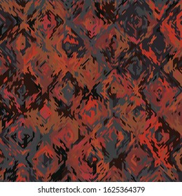 Art Abstract Geometric Pattern with Pixel Style Mosaic Elements