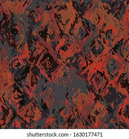 Art Abstract Geometric Pattern with Pixel Style Mosaic Elements