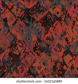 Art Abstract Geometric Pattern with Pixel Style Mosaic Elements