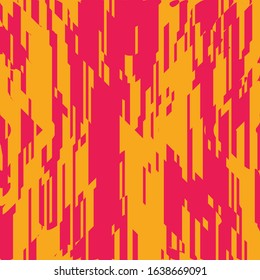 Art Abstract Geometric Pattern with Pixel Style Mosaic Elements