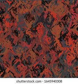 Art Abstract Geometric Pattern with Pixel Style Mosaic Elements