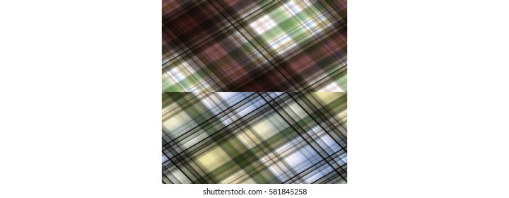 art abstract geometric pattern of pixels; Background in gray, brown, blue, green colors