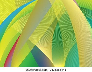 art abstract green yellow blue banner background Abstract Green Fluid Banner Template