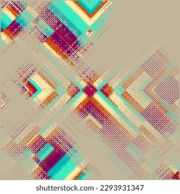 Art abstract halftone dots background. Vector illustration