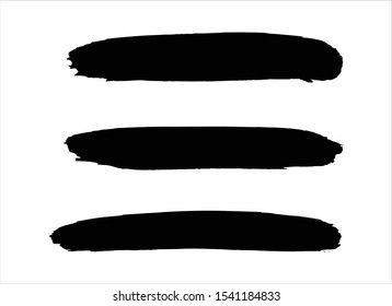 art abstract ink paint stroke background vector