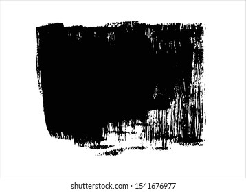 art abstract ink paint stroke background vector