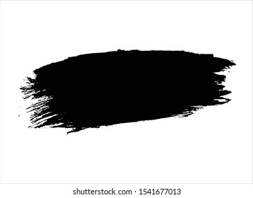 art abstract ink paint stroke background vector