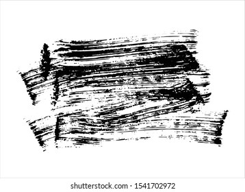art abstract ink paint stroke background vector