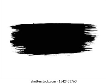 art abstract ink paint stroke background vector