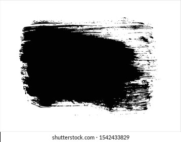 art abstract ink paint stroke background vector