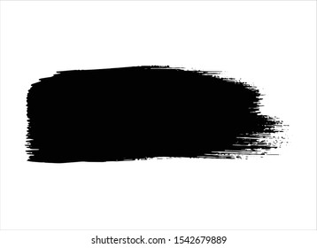 art abstract ink paint stroke background vector