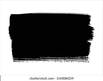 art abstract ink paint stroke background vector