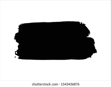 art abstract ink paint stroke background vector