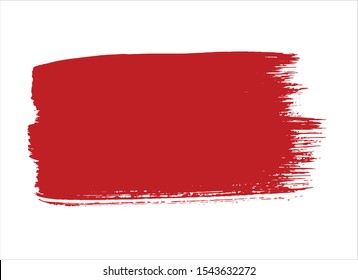 art abstract ink paint stroke background vector