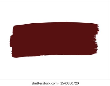 art abstract ink paint stroke background vector