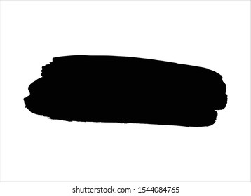 art abstract ink paint stroke background vector