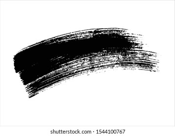 art abstract ink paint stroke background vector