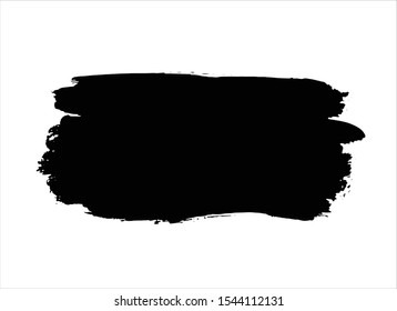 art abstract ink paint stroke background vector