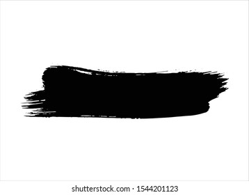 art abstract ink paint stroke background vector