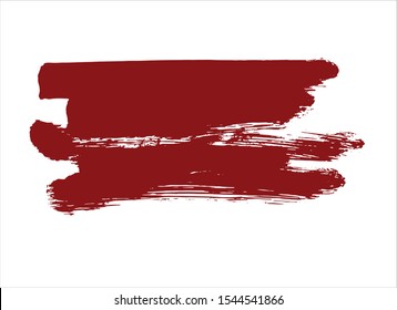 art abstract ink paint stroke background vector