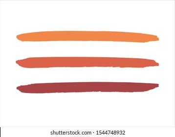art abstract ink paint stroke background vector