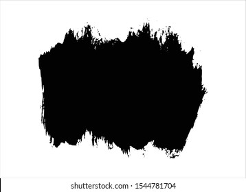 art abstract ink paint stroke background vector