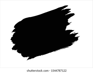 art abstract ink paint stroke background vector