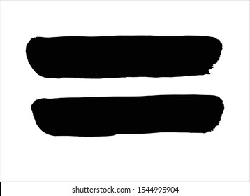 art abstract ink paint stroke background vector