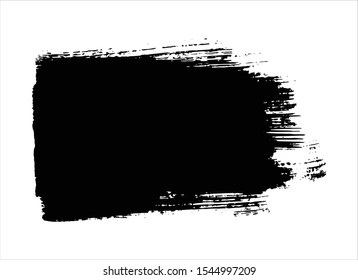 art abstract ink paint stroke background vector