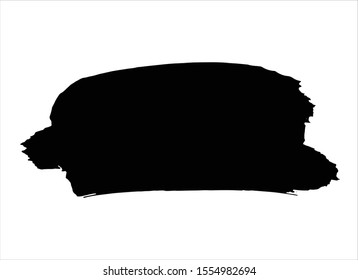 art abstract ink paint stroke background vector