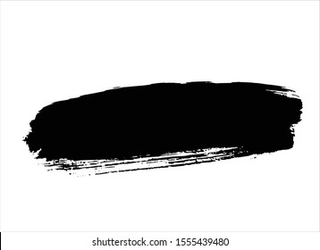 art abstract ink paint stroke background vector