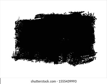 art abstract ink paint stroke background vector