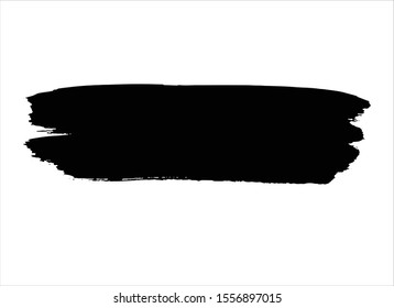 art abstract ink paint stroke background vector