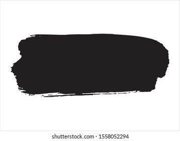 art abstract ink paint stroke background vector
